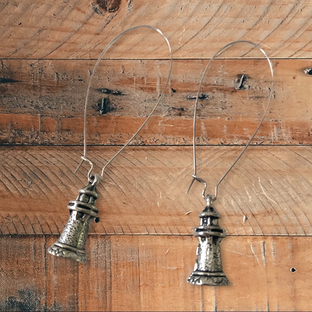 Earrings Lighthouse Dangle - image 7